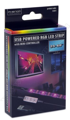 LED szalag, TV háttérvilágítás 24-60" 55851