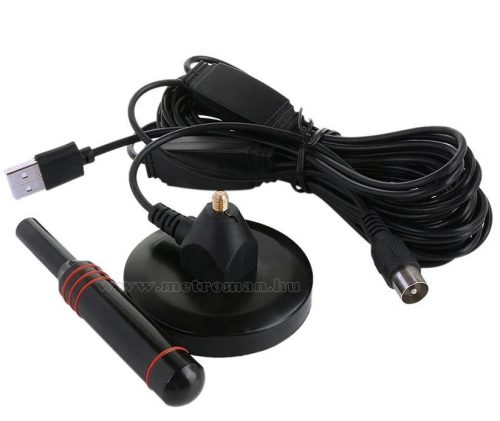 Mágnestalpas HDTV DVB-T TV antenna beépített erősítővel M5647-HD