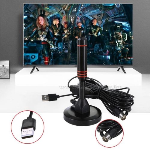 Mágnestalpas HDTV DVB-T TV antenna beépített erősítővel M5647-HD