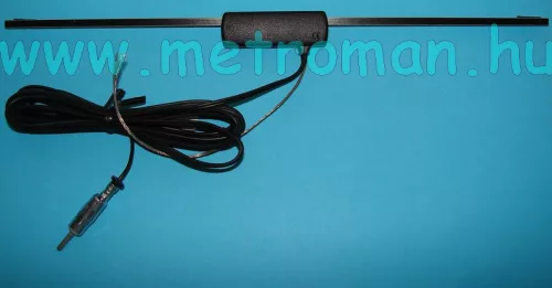 Autóantenna , belső , szélvédőre ragasztható , erősítővel ,Hirschmann, Hit Auta 60 EL