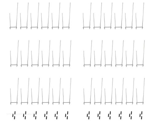 Nyest távoltartó riasztó tüske öv ereszcsatornára M62364