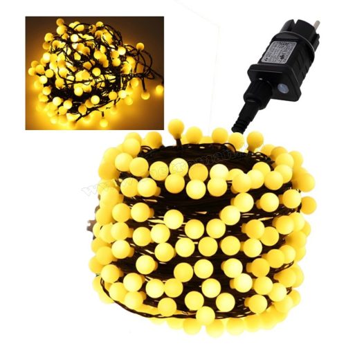 Karácsonyi kültéri fényfűzér 32 méter 300 LED gömb