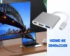 3 az 1-ben USB-C elosztó adapter USB HDMI 4K USB 3.0 M6280USB-C