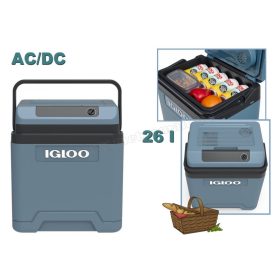 Igloo IE27 AC/DC termoelektromos hűtőláda 26 l-es 