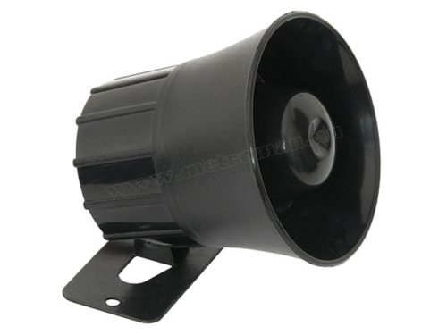 Sziréna 12V/20 Watt M6S25 6 hangú