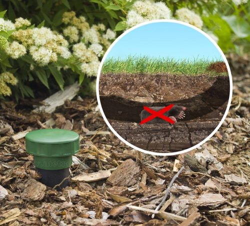 Góliát elemes vakondriasztó karó Gardigo M021-3XLR20D