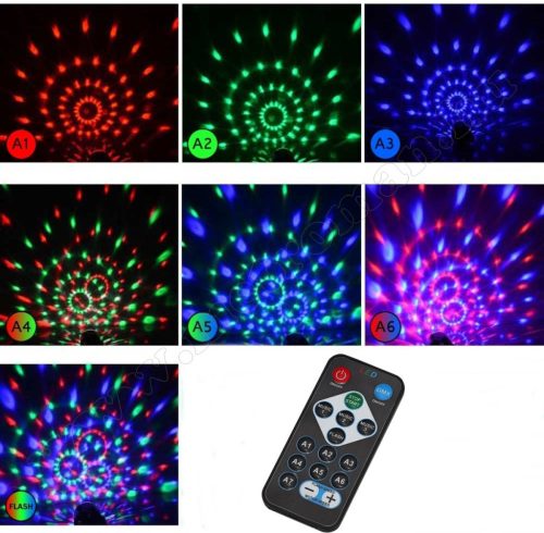 RGB LED Magic diszkó gömb M7056