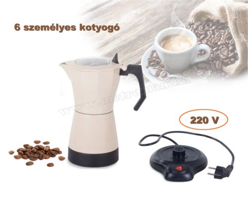 Elektromos Kotyogós kávéfőző 6 személyes M7063