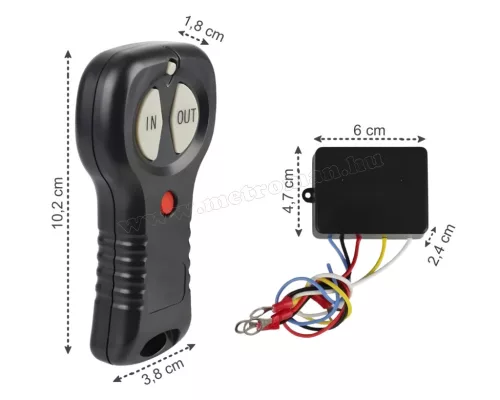 Csörlő távirányító M73201Dual