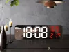 Digitális ébresztőóra hőmérséklet és páratartalom mérővel M7369CZE