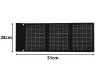 Összecsukható hordozható napelemes telefontöltő 5V 20Watt M7779-USB