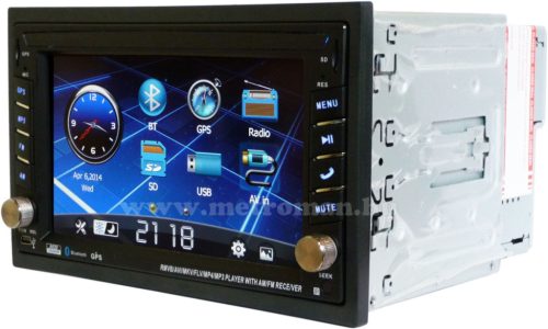 USB/SD MP3 Navigációs multimédia autórádió, 6,2" LCD-vel, JVJ 7802 MP-5