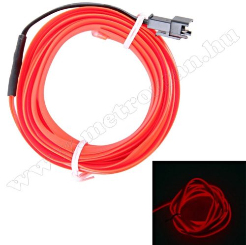 Autós 12V LED dekor szalag piros  MM-7962RL