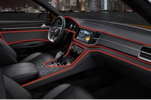 Autós 12V LED dekor szalag piros  MM-7962RL