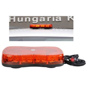   Megkülönböztető jelzés , villogó, mini fényhíd, narancs 12/24V, LED, MM-7984