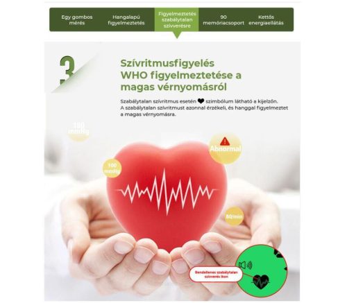 Felkaros digitális automata vérnyomásmérő Elite M800-HU