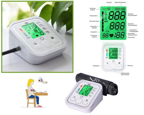 Felkaros digitális automata vérnyomásmérő Elite M800-HU
