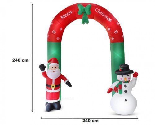 Felfújható karácsonyi kapu LED világítással M8060K