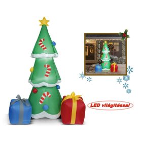 Felfújható karácsonyfa LED világítással M8067E