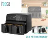 Air Fryer dupla kosaras Forrólevegős sütő TEESA M8089