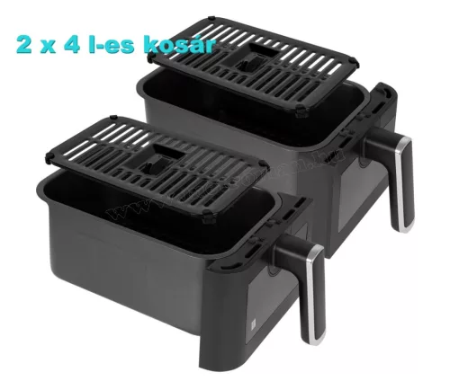Air Fryer dupla kosaras Forrólevegős sütő TEESA M8089