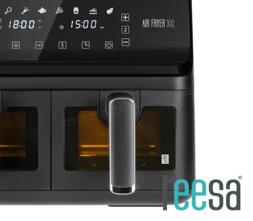 Air Fryer dupla kosaras Forrólevegős sütő TEESA M8089