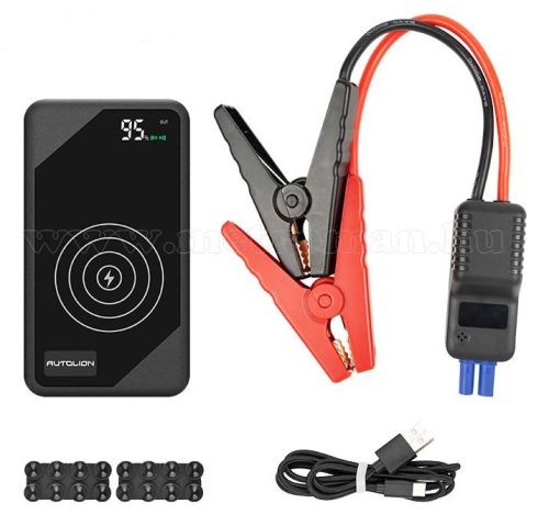 Autós indításrásegítő hordozható akkumulátor vezeték nélküli telefon töltő 81ALW01