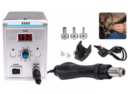 Hőlégfúvó, Forrólevegős forrasztó állomás M858D