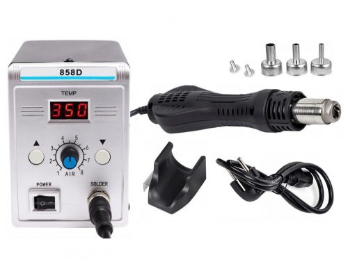 Hőlégfúvó, Forrólevegős forrasztó állomás M858D