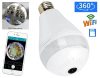 Lámpaizzóba rejtett kamera vezeték nélküli Wifi IP kamera 360 fokos látószöggel M8809SPY-2MP