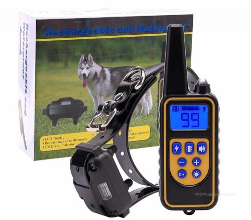 Távirányítós elektromos kutya nyakörv M880WP