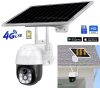 Napelemes 4G IP kamera, mobilnetes SIM kártyás kültéri biztonsági kamera M8815-2MP-4G-PTZ-SOLAR
