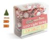 Karácsonyi elemes LED fényfüzér mikulásokkal M8926
