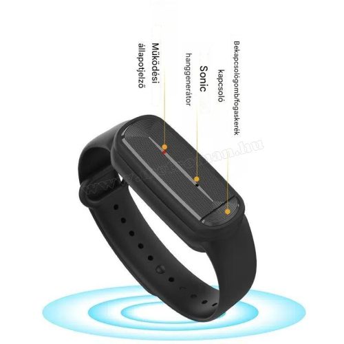 Ultrahangos szúnyogriasztó karkötő M90B Mosquito 