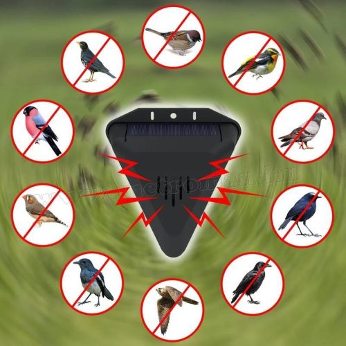 Napelemes madárriasztó, galamb seregély riasztó M911Q-SOLAR