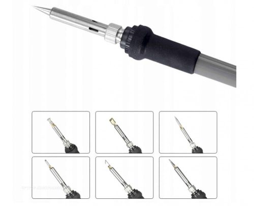 Forrasztópáka hőfokszabályzással Pirográf faégető készülék sablonokkal M936H