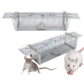   Élvefogó patkány csapda, kisállat csapda, kétajtós M9496