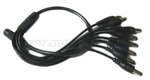 DC tápegység elosztó kábel 1 be 8 kimenettel 9675