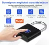 Bluetooth ujjlenyomatos okos lakat Tuya Smart APP vezérléssel M9801A-FP-BT Fekete