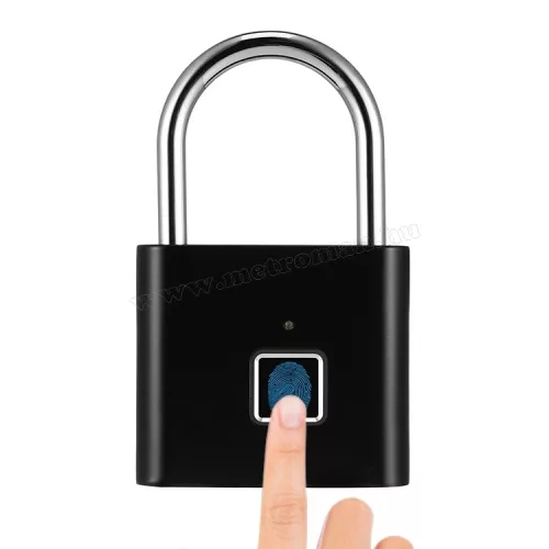 Bluetooth ujjlenyomatos okos lakat Tuya Smart APP vezérléssel M9801A-FP-BT Fekete