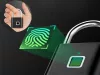 Bluetooth ujjlenyomatos okos lakat Tuya Smart APP vezérléssel M9801A-FP-BT Fekete