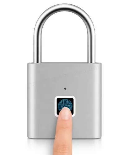 Bluetooth ujjlenyomatos okos lakat Tuya Smart APP vezérléssel M9801B-FP-BT Szürke