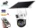 Napelemes WiFi kültéri kamera 2x4MP Dual Cam, vezeték nélküli forgatható PTZ kamera, MA601W V380 PRO