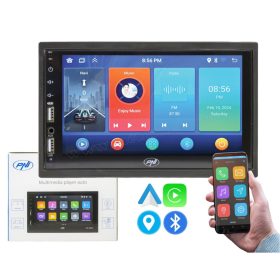   2DIN CarPlay Android Autó Multimédiás fejegység GPS navigációval PNI A8040BT