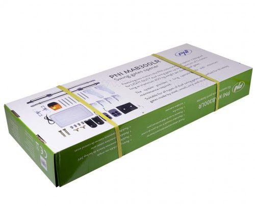 Elektromos távirányítós kétszárnyú kapunyitó szett PNI MAB300-LR-WIFI TuyaSmart 