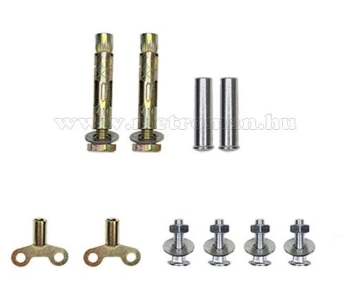 Elektromos távirányítós kétszárnyú kapunyitó szett PNI MAB300-LR