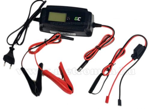 Intelligens automata univerzális Savas AGM Lithium  akkumulátor töltő GreenCell MACAGM10 12V 6A