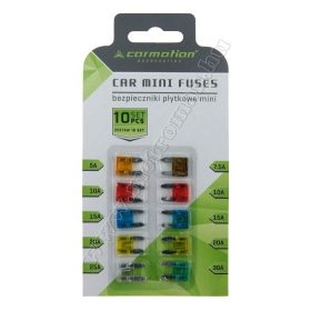 Autós mini késes biztosíték készlet AE-CM58396