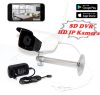 Vezeték nélküli Kültéri SD DVR Wifi IP Android iPhone megfigyelő kamera YW804 1Mp HD