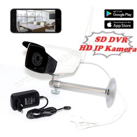   Vezeték nélküli Kültéri SD DVR Wifi IP Android iPhone megfigyelő kamera YW804 1Mp HD